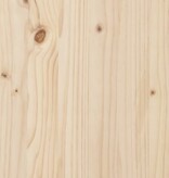 vidaXL Wandtafel 110x40x75 cm massief grenenhout