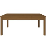 VidaXL Salontafel 100x100x40 cm massief grenenhout honingbruin