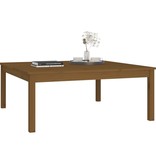 VidaXL Salontafel 100x100x40 cm massief grenenhout honingbruin
