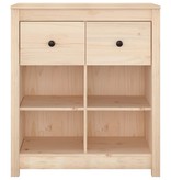 VidaXL Dressoir 70x35x80 cm massief grenenhout