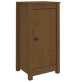 VidaXL Dressoirs 2 st 40x35x80 cm massief grenenhout honingbruin