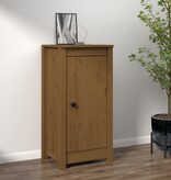 VidaXL Dressoir 40x35x80 cm massief grenenhout honingbruin