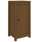 VidaXL Dressoir 40x35x80 cm massief grenenhout honingbruin