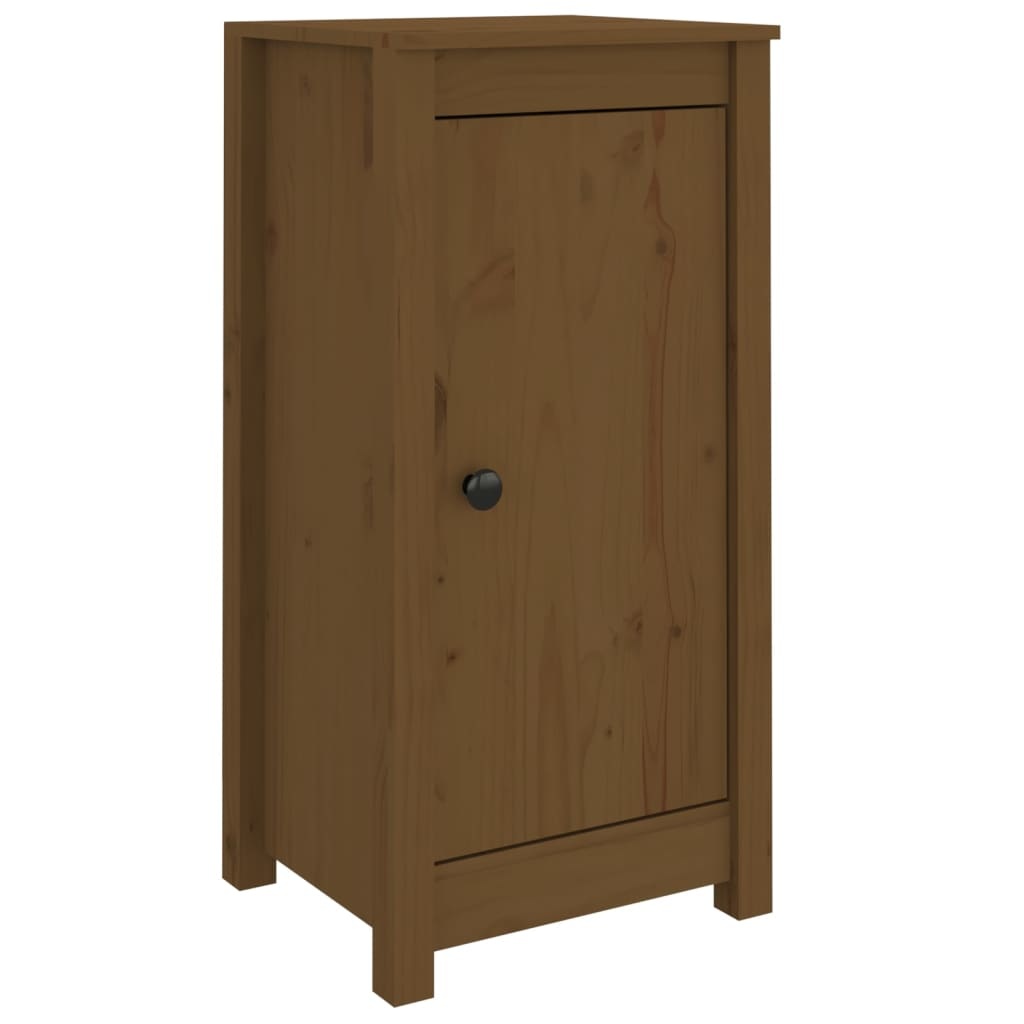 VidaXL Dressoir 40x35x80 cm massief grenenhout honingbruin