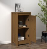VidaXL Dressoir 40x35x80 cm massief grenenhout honingbruin