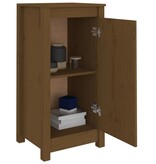 VidaXL Dressoir 40x35x80 cm massief grenenhout honingbruin