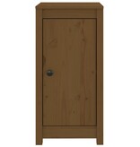 VidaXL Dressoir 40x35x80 cm massief grenenhout honingbruin