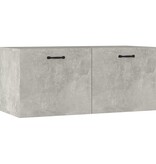 VidaXL Wandkast 80x35x36,5 cm bewerkt hout betongrijs