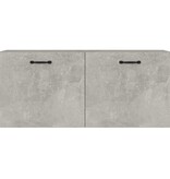 VidaXL Wandkast 80x35x36,5 cm bewerkt hout betongrijs