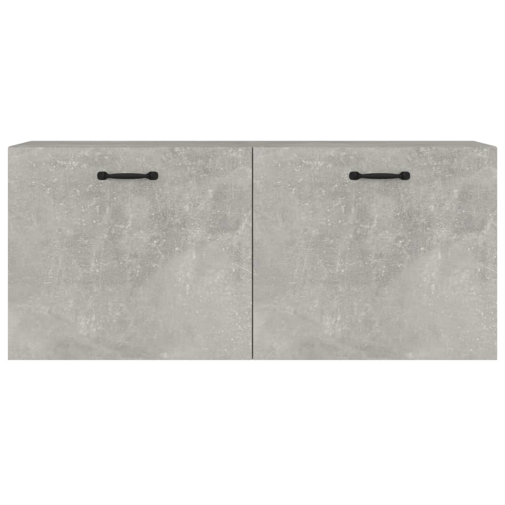 VidaXL Wandkast 80x35x36,5 cm bewerkt hout betongrijs