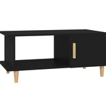 VidaXL Salontafel 90x50x40 cm bewerkt hout zwart