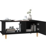 VidaXL Salontafel 90x50x40 cm bewerkt hout zwart