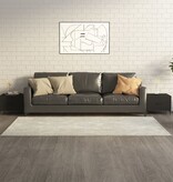 VidaXL Salontafel 2 st met metalen poten 50x50x40 cm zwart