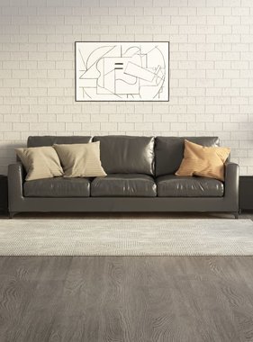 VidaXL Salontafel 2 st met metalen poten 50x50x40 cm zwart