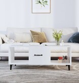 VidaXL Salontafel 102x50x40 cm bewerkt hout wit
