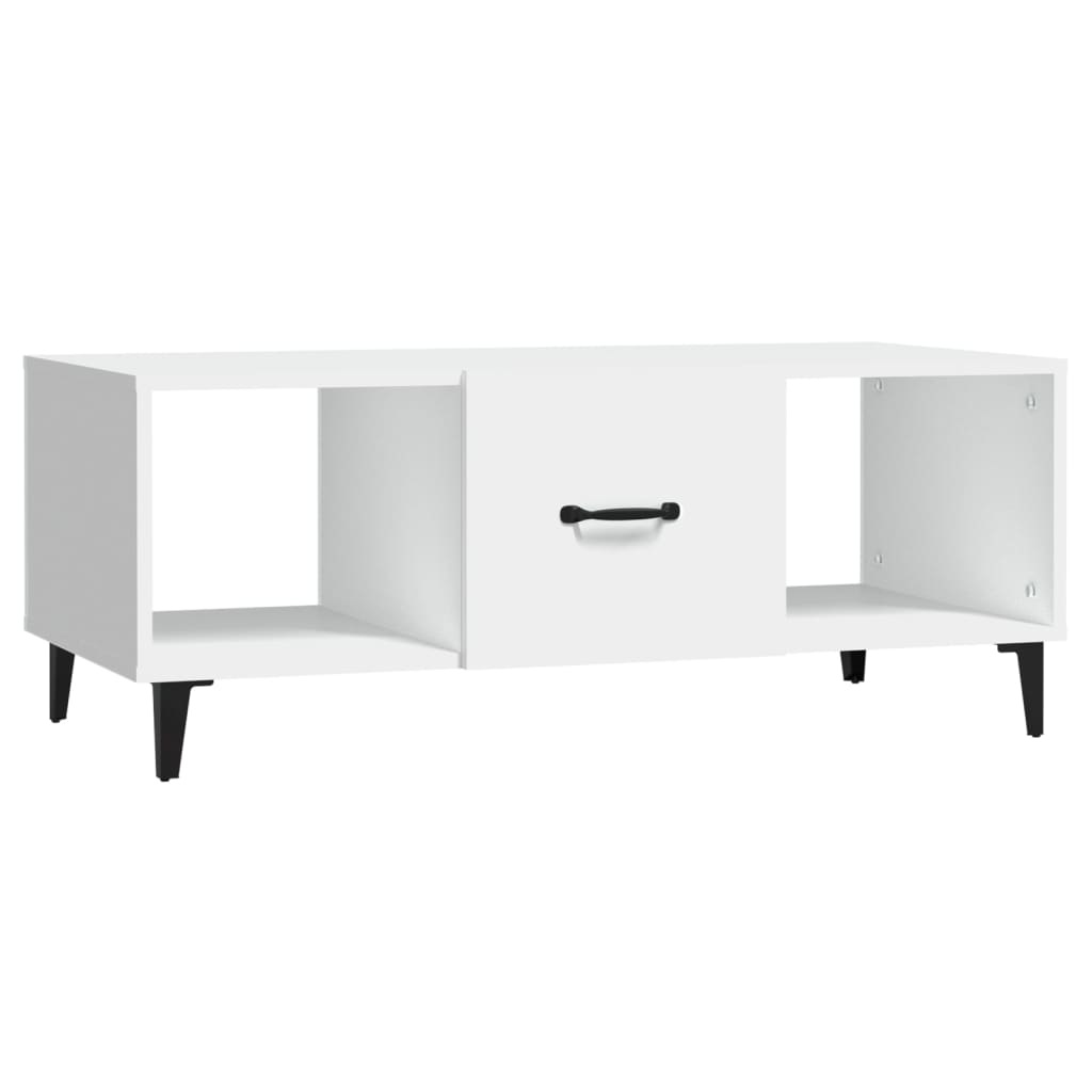 VidaXL Salontafel 102x50x40 cm bewerkt hout wit