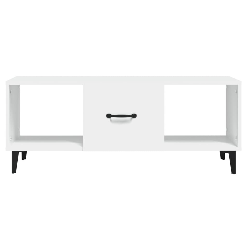 VidaXL Salontafel 102x50x40 cm bewerkt hout wit