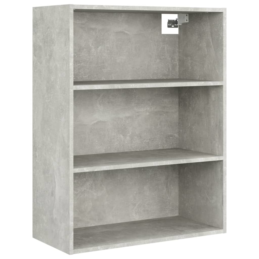 VidaXL Hangkast 69,5x32,5x90 cm betongrijs