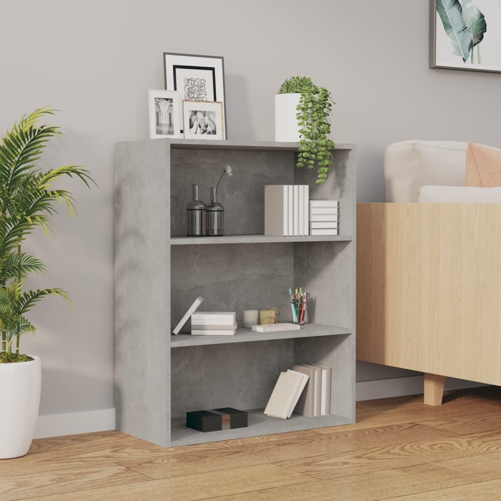 VidaXL Hangkast 69,5x32,5x90 cm betongrijs
