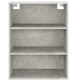 VidaXL Hangkast 69,5x32,5x90 cm betongrijs