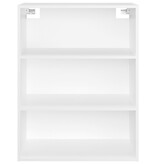 VidaXL Hangkast 69,5x32,5x90 cm wit