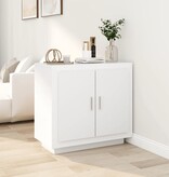 VidaXL Dressoir 80x40x75 cm bewerkt hout wit