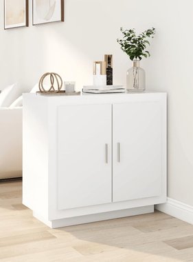 VidaXL Dressoir 80x40x75 cm bewerkt hout wit