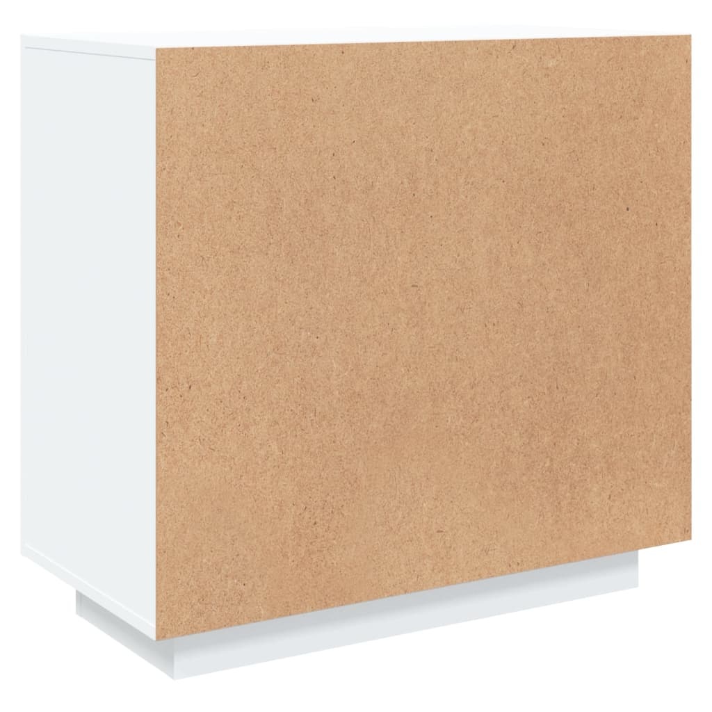 VidaXL Dressoir 80x40x75 cm bewerkt hout wit
