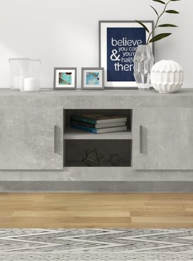 VidaXL Cd-kast 102x35x45 cm bewerkt hout betongrijs