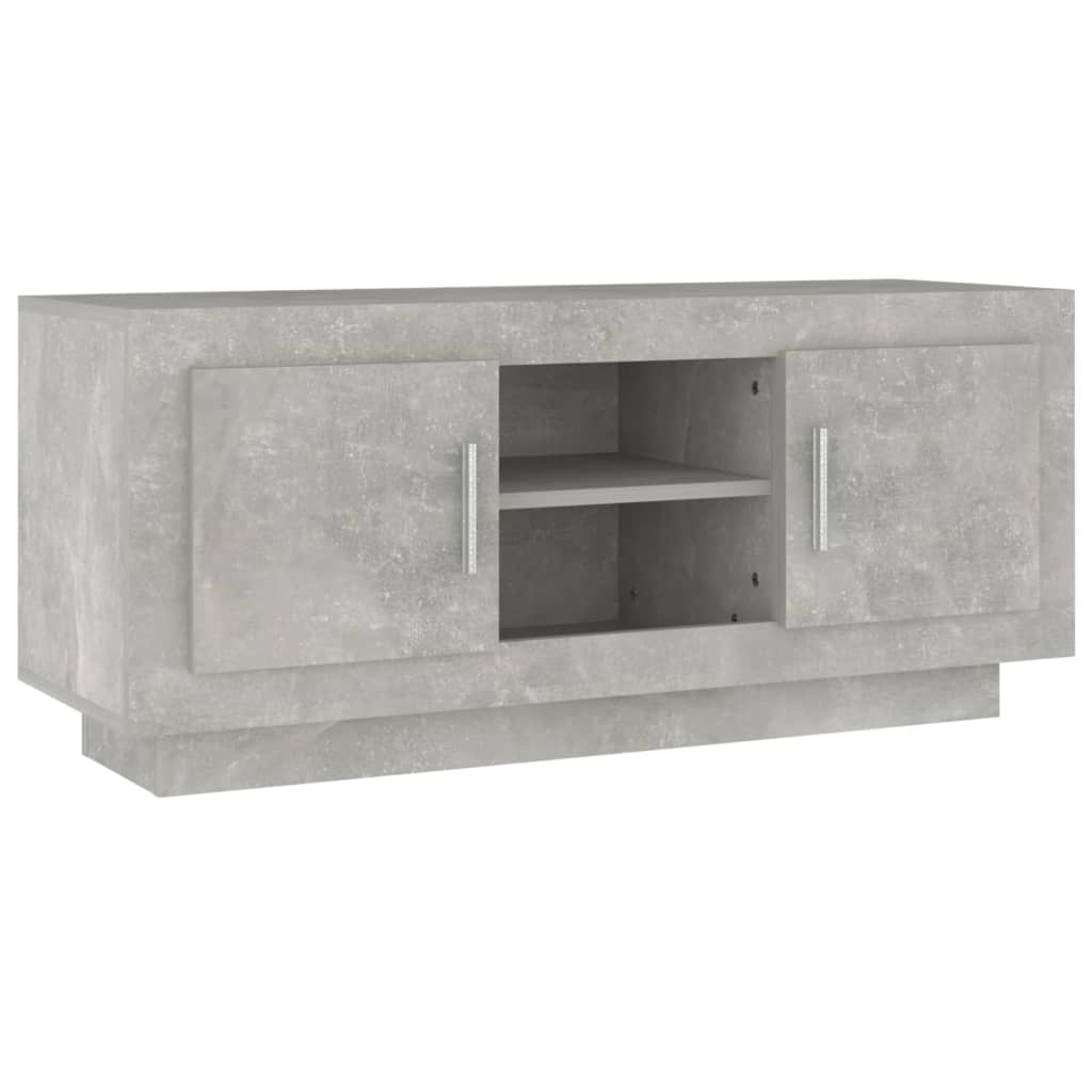 VidaXL Cd-kast 102x35x45 cm bewerkt hout betongrijs