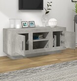 VidaXL Cd-kast 102x35x45 cm bewerkt hout betongrijs