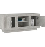 VidaXL Cd-kast 102x35x45 cm bewerkt hout betongrijs
