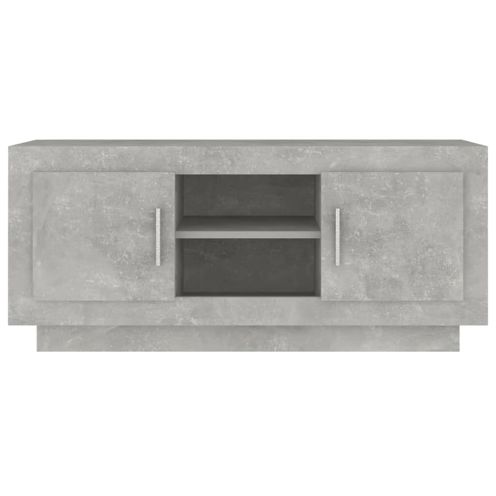 VidaXL Cd-kast 102x35x45 cm bewerkt hout betongrijs