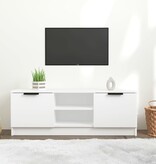 VidaXL Tv-meubel 102x35x36,5 cm bewerkt hout wit