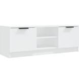 VidaXL Tv-meubel 102x35x36,5 cm bewerkt hout wit