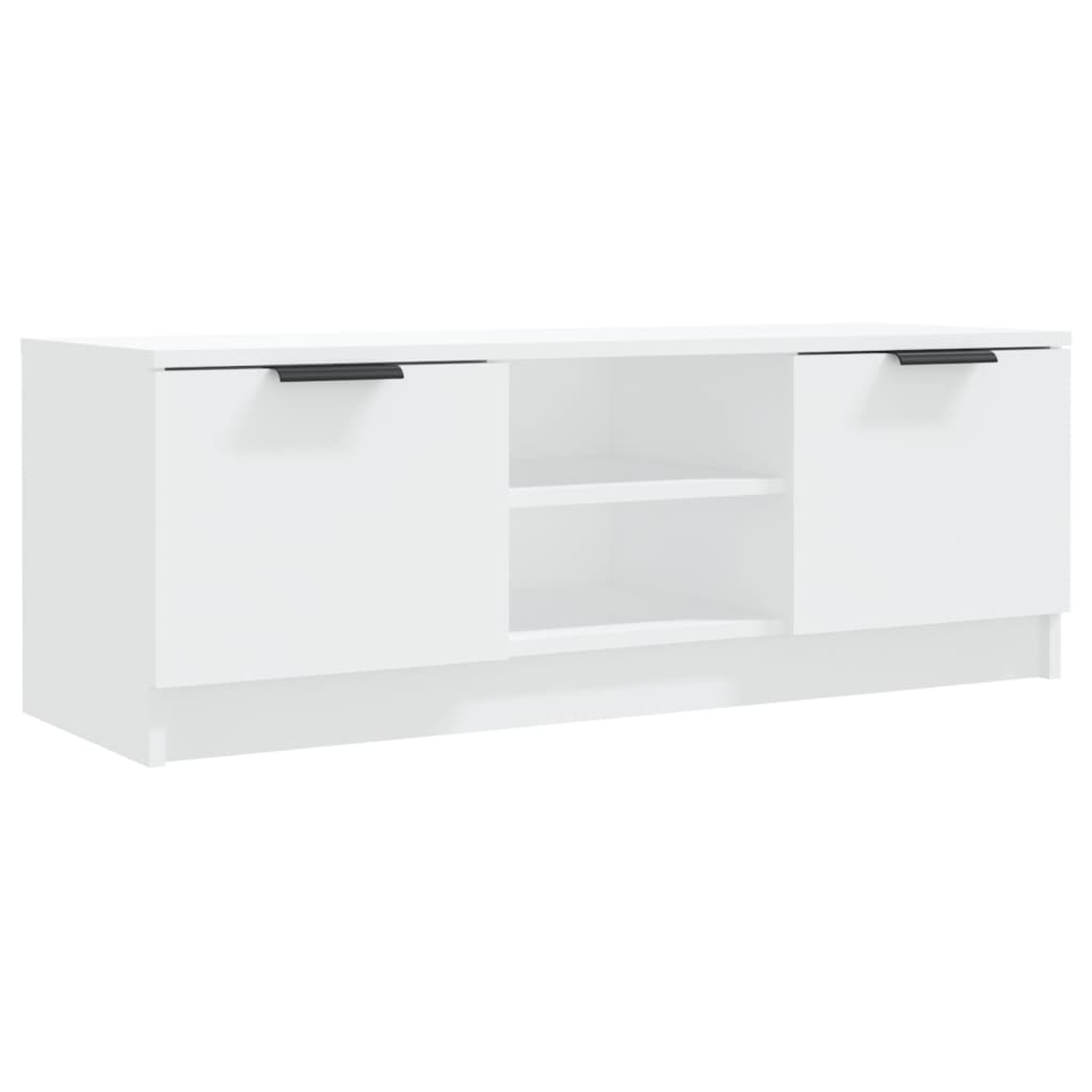 VidaXL Tv-meubel 102x35x36,5 cm bewerkt hout wit