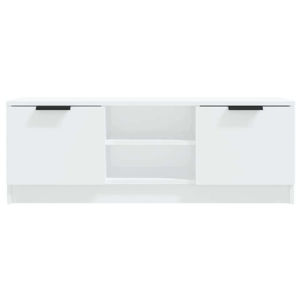 VidaXL Tv-meubel 102x35x36,5 cm bewerkt hout wit