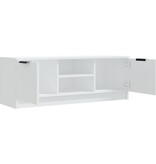 VidaXL Tv-meubel 102x35x36,5 cm bewerkt hout wit