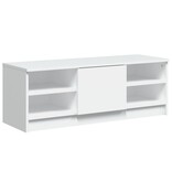 VidaXL Tv-meubel 102x35,5x36,5 cm bewerkt hout wit