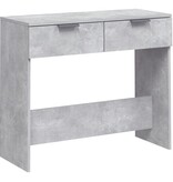 VidaXL Wandtafel 90x36x75 cm bewerkt hout betongrijs