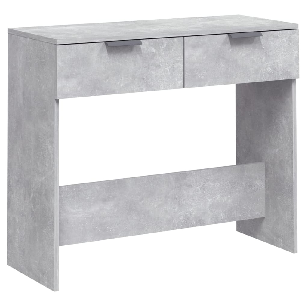 VidaXL Wandtafel 90x36x75 cm bewerkt hout betongrijs