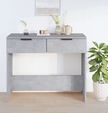 VidaXL Wandtafel 90x36x75 cm bewerkt hout betongrijs