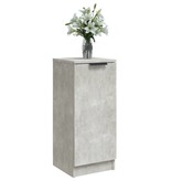 VidaXL Dressoirs 2 st 30x30x70 cm bewerkt hout betongrijs