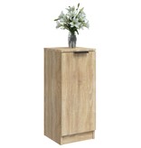 VidaXL Dressoirs 2 st 30x30x70 cm bewerkt hout sonoma eikenkleurig