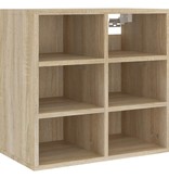 vidaXL Schoenenkast 52,5x30x50 cm sonoma eikenkleurig