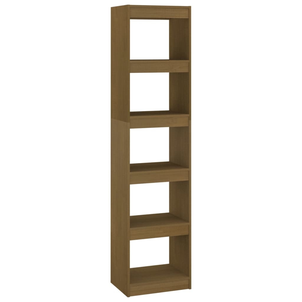 VidaXL Boekenkast/kamerscherm 40x30x167,5 cm grenenhout honingbruin