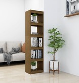 VidaXL Boekenkast/kamerscherm 40x30x167,5 cm grenenhout honingbruin