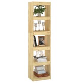 VidaXL Boekenkast/kamerscherm 40x30x167,5 cm massief grenenhout
