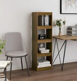 VidaXL Boekenkast/kamerscherm 40x30x135,5 cm grenenhout honingbruin