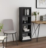 VidaXL Boekenkast/kamerscherm 40x30x135,5 cm grenenhout grijs